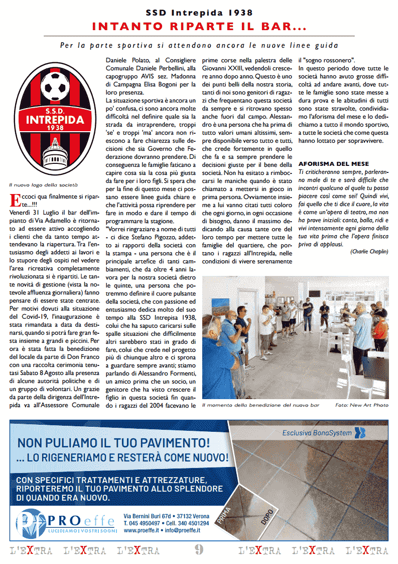 L'Extra - Il giornale di San Michele 2020-09
